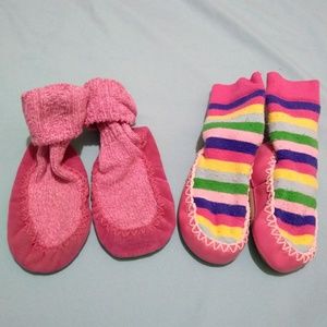 JoJo Slipper Sock Lt - 2 Pairs, 18-24 months